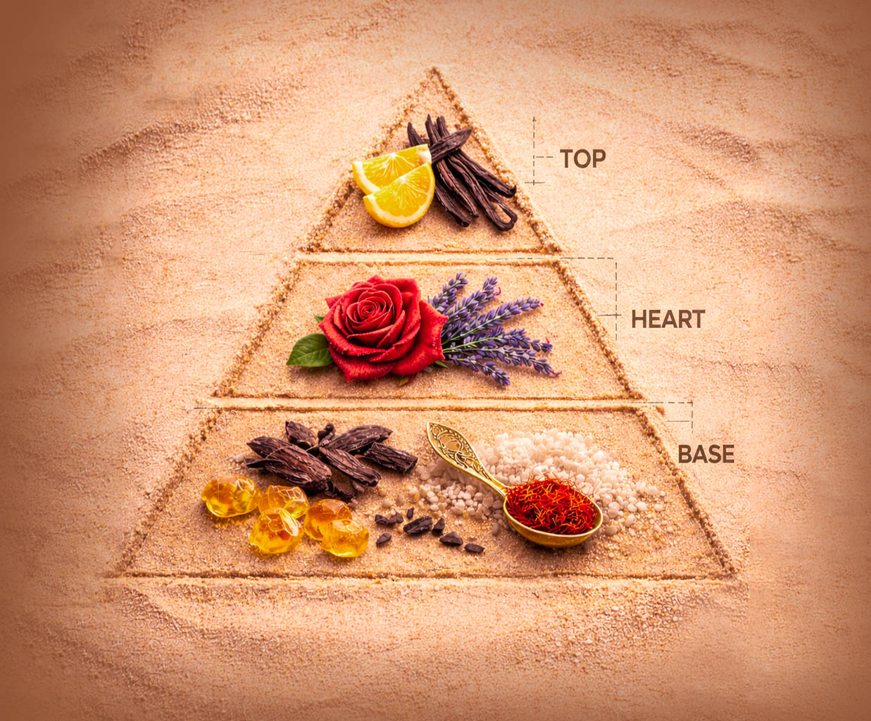 Le guide technique de la pyramide olfactive