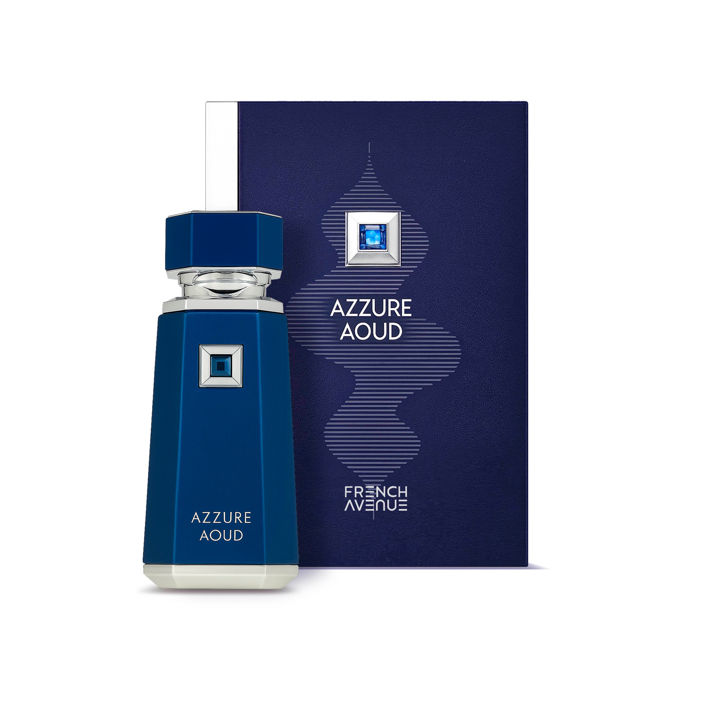 Parfum Azzure Aoud French Avenue bouteille bleue