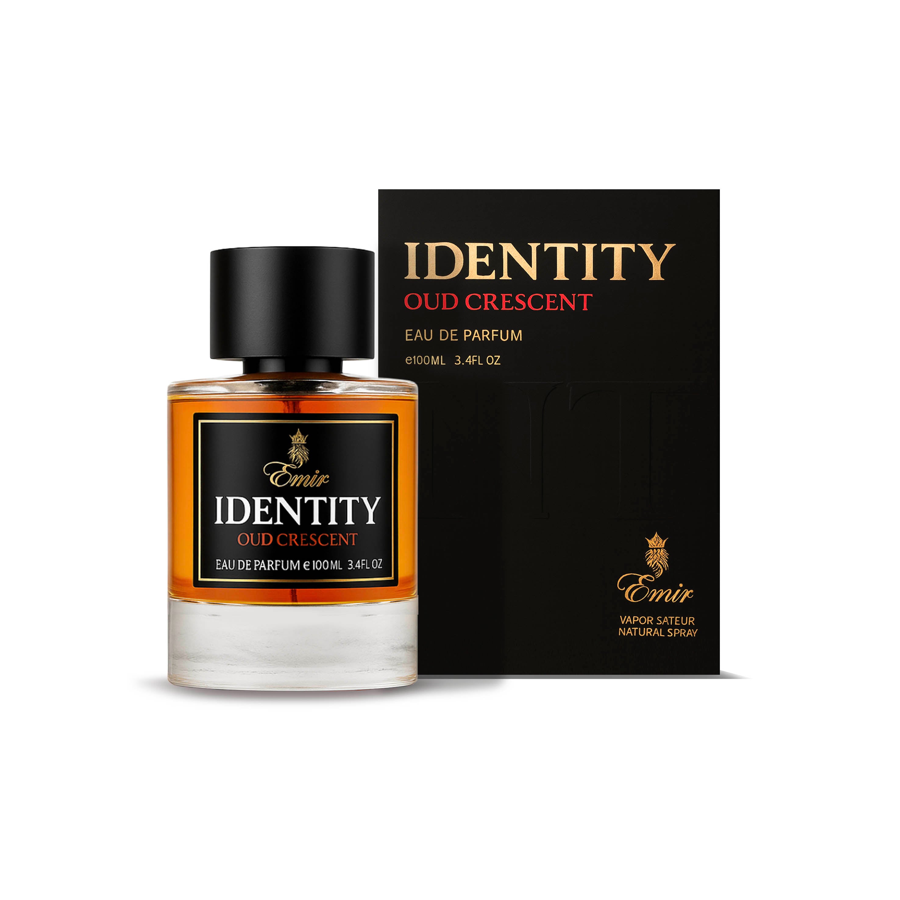 Parfum Identity Oud Crescent Emir bouteille noire